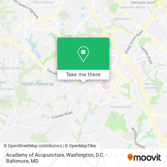 Academy of Acupuncture map