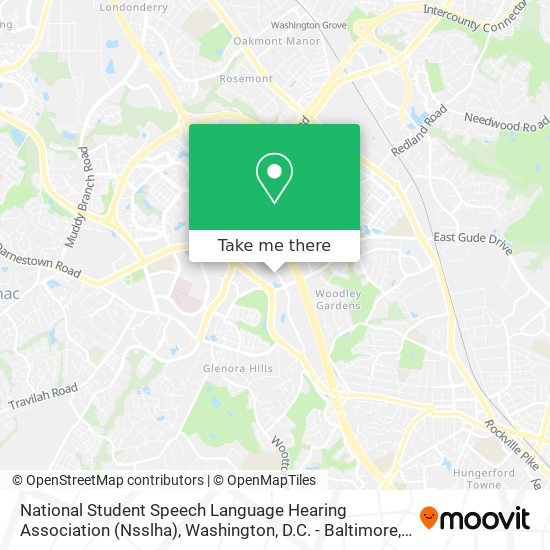 National Student Speech Language Hearing Association (Nsslha) map