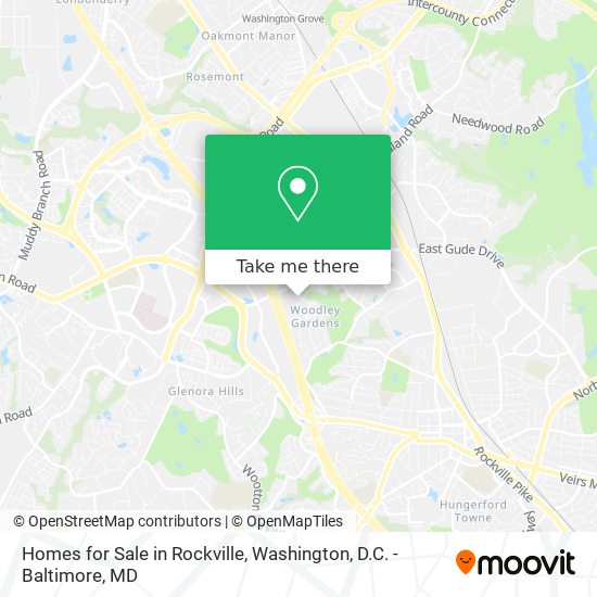 Homes for Sale in Rockville map