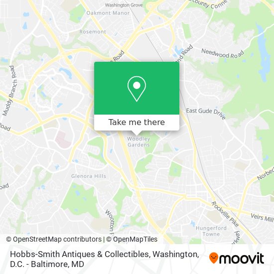 Mapa de Hobbs-Smith Antiques & Collectibles