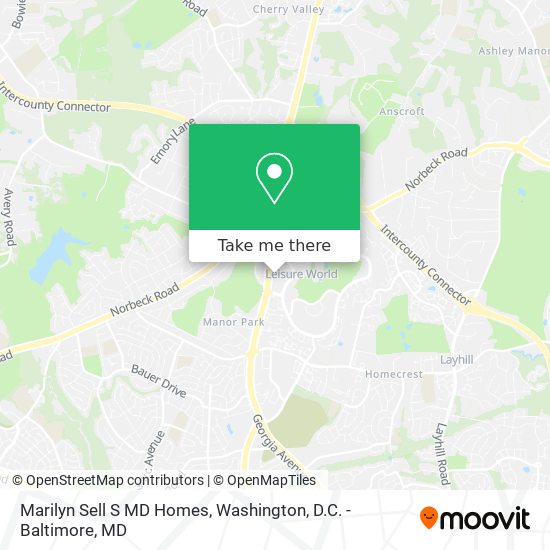 Marilyn Sell S MD Homes map