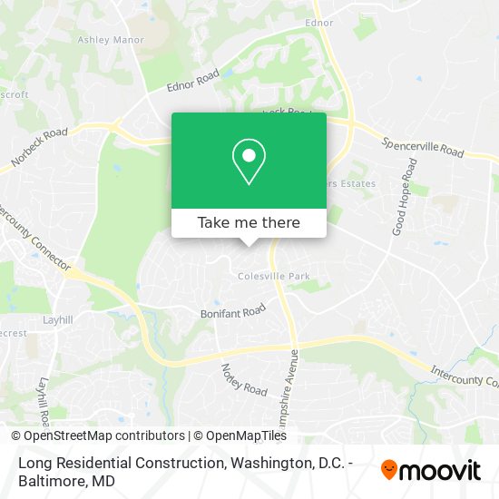 Long Residential Construction map