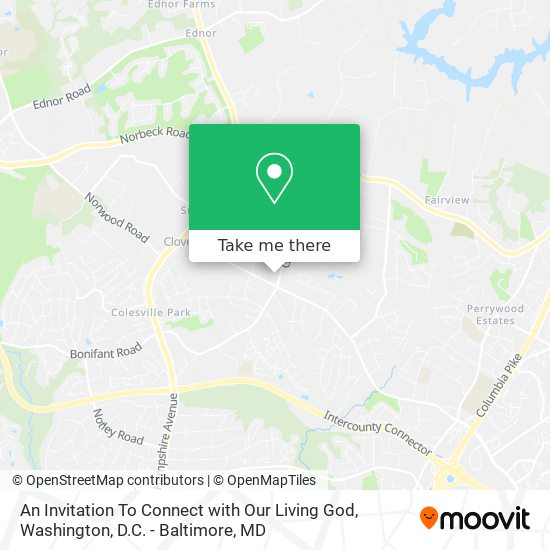 Mapa de An Invitation To Connect with Our Living God