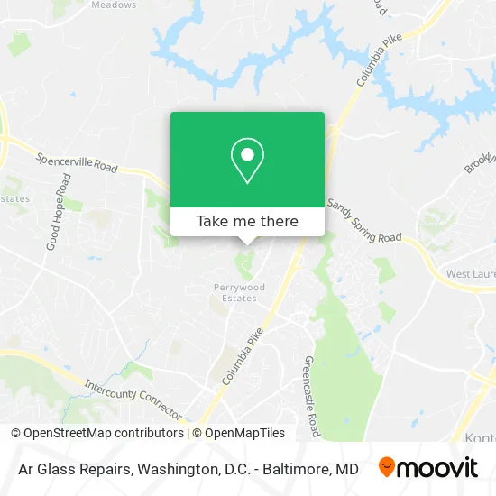 Ar Glass Repairs map