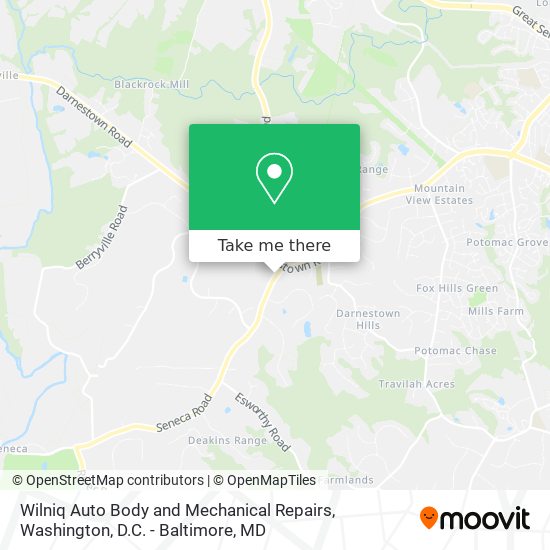 Mapa de Wilniq Auto Body and Mechanical Repairs