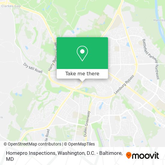 Mapa de Homepro Inspections