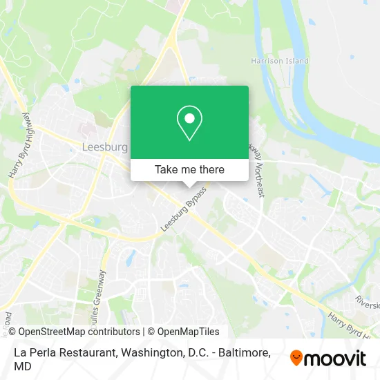 La Perla Restaurant map