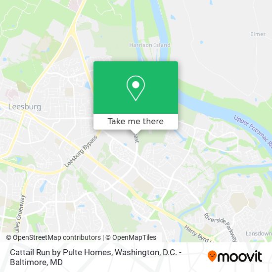 Cattail Run by Pulte Homes map