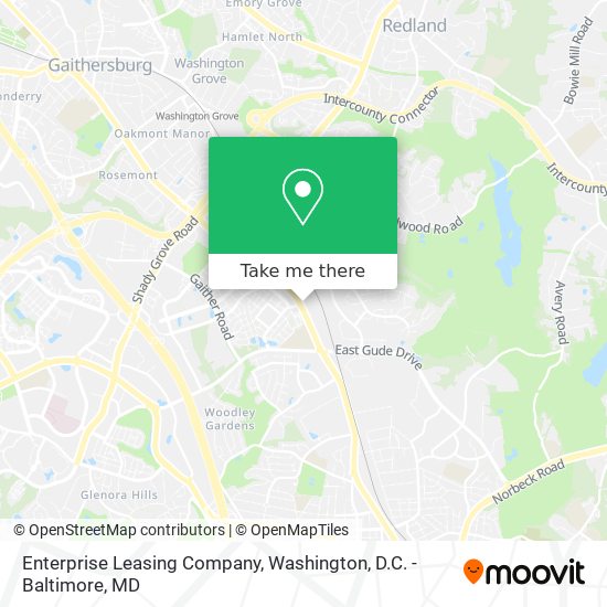 Enterprise Leasing Company map