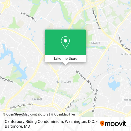 Canterbury Riding Condominium map