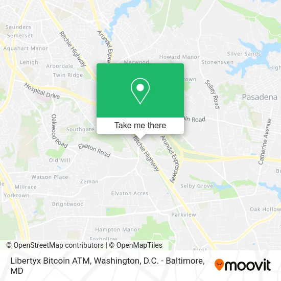 Libertyx Bitcoin ATM map