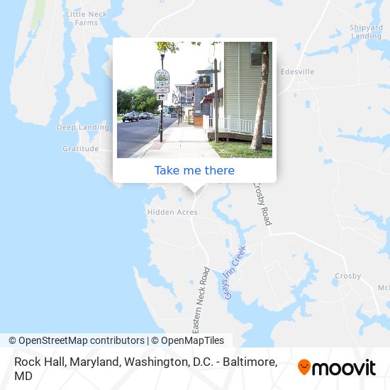 Rock Hall, Maryland map