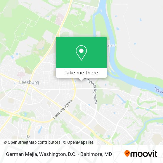 German Mejia map