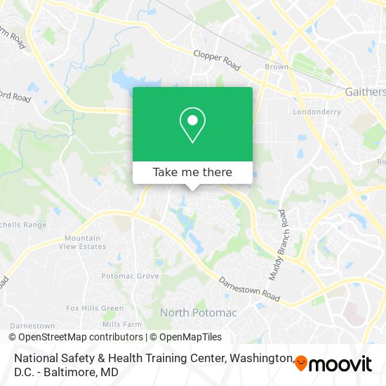 National Safety & Health Training Center map
