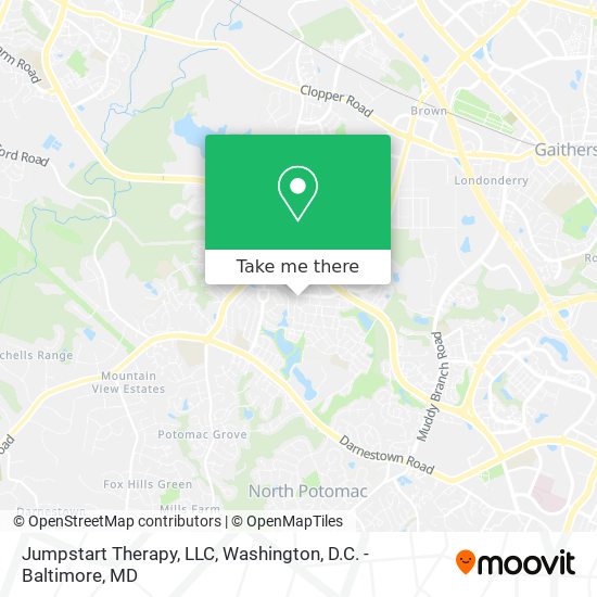 Mapa de Jumpstart Therapy, LLC