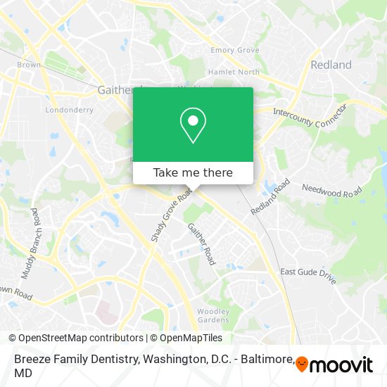 Breeze Family Dentistry map
