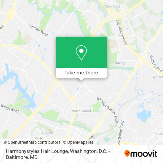 Harmonystyles Hair Lounge map