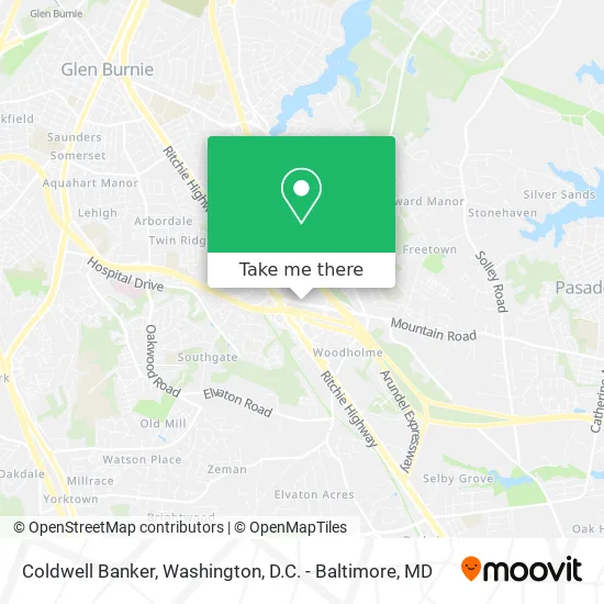 Coldwell Banker map
