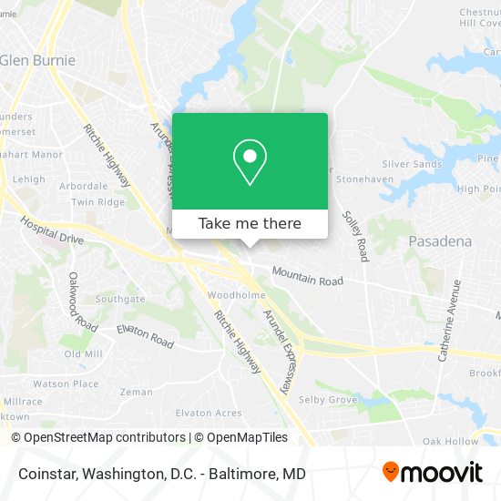 Coinstar map