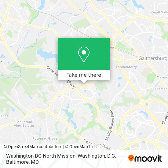 Washington DC North Mission map