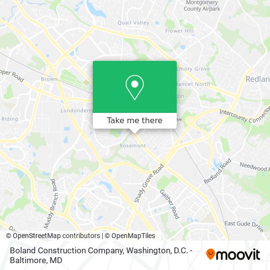 Boland Construction Company map