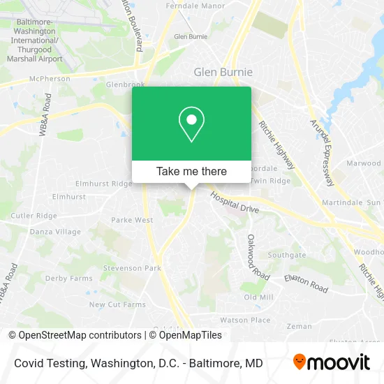 Covid Testing map