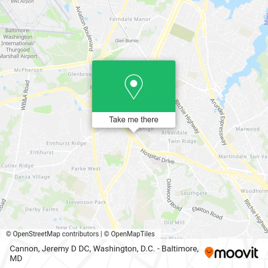 Cannon, Jeremy D DC map