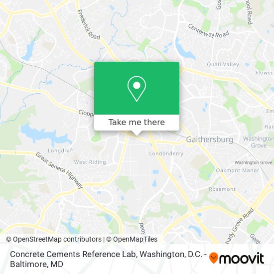 Concrete Cements Reference Lab map