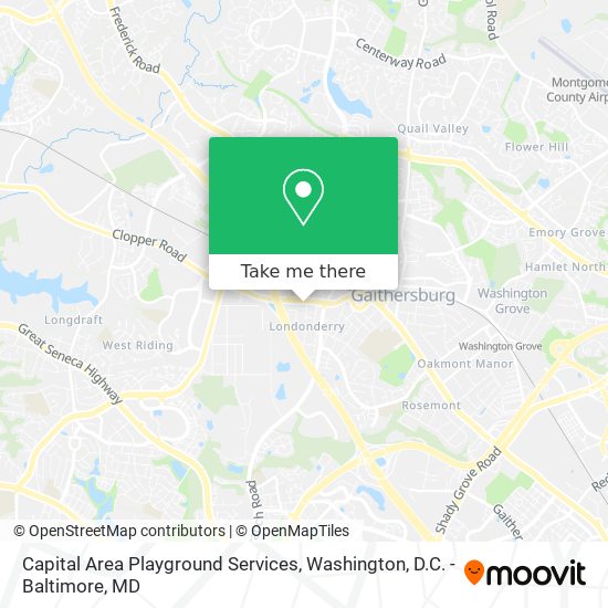 Capital Area Playground Services map