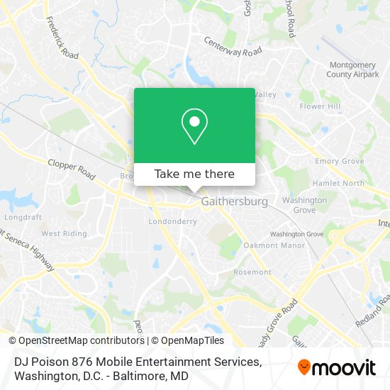 DJ Poison 876 Mobile Entertainment Services map