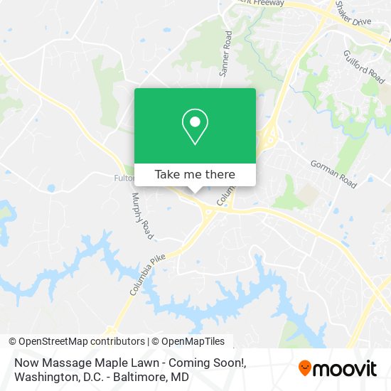 Now Massage Maple Lawn - Coming Soon! map