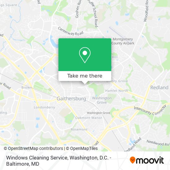 Windows Cleaning Service map