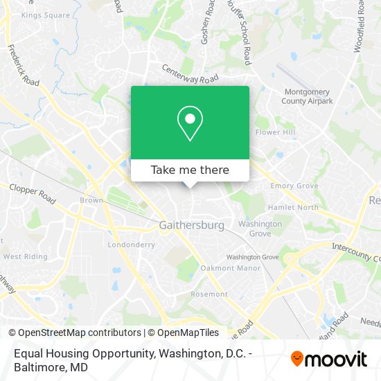 Mapa de Equal Housing Opportunity