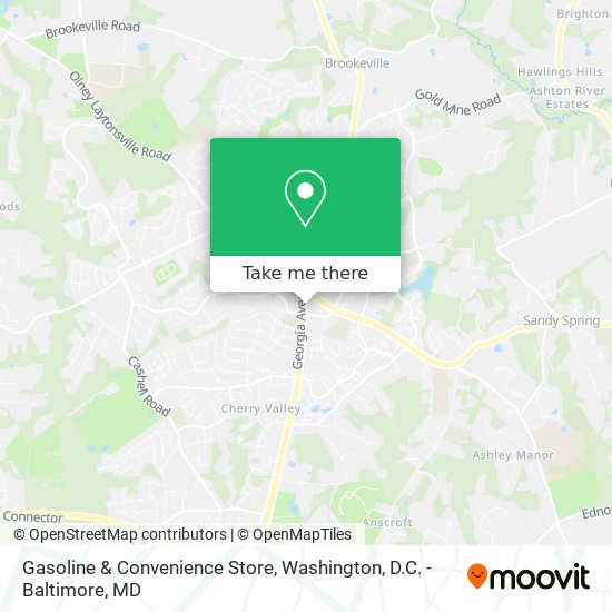 Gasoline & Convenience Store map