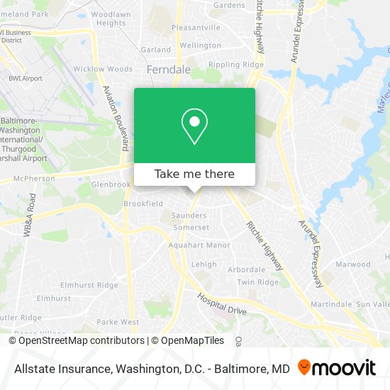 Allstate Insurance map