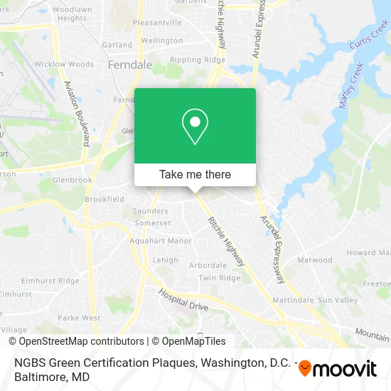 NGBS Green Certification Plaques map