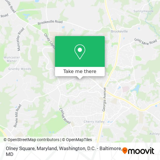 Olney Square, Maryland map