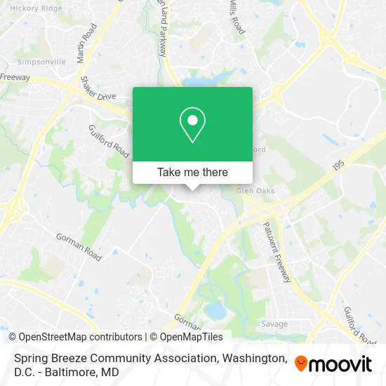 Spring Breeze Community Association map