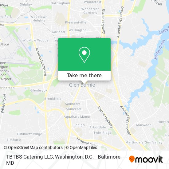 Mapa de TBTBS Catering LLC