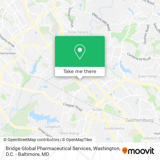 Bridge Global Pharmaceutical Services map