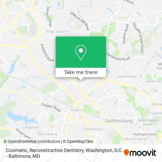 Cosmetic, Reconstructive Dentistry map