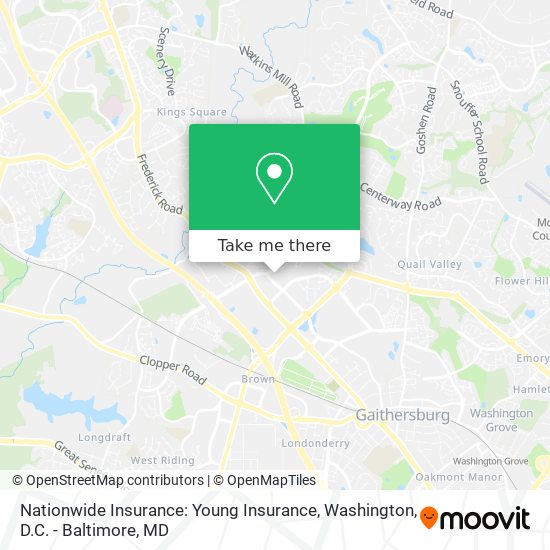 Nationwide Insurance: Young Insurance map