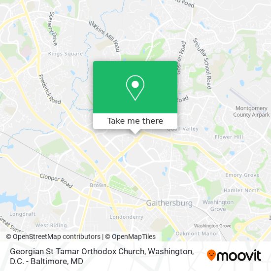 Georgian St Tamar Orthodox Church map