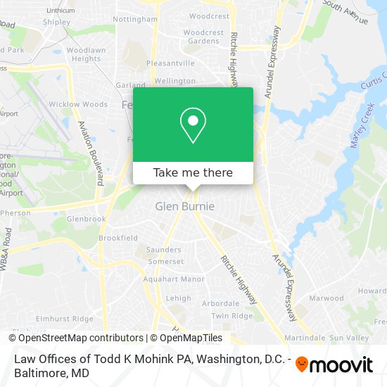 Law Offices of Todd K Mohink PA map