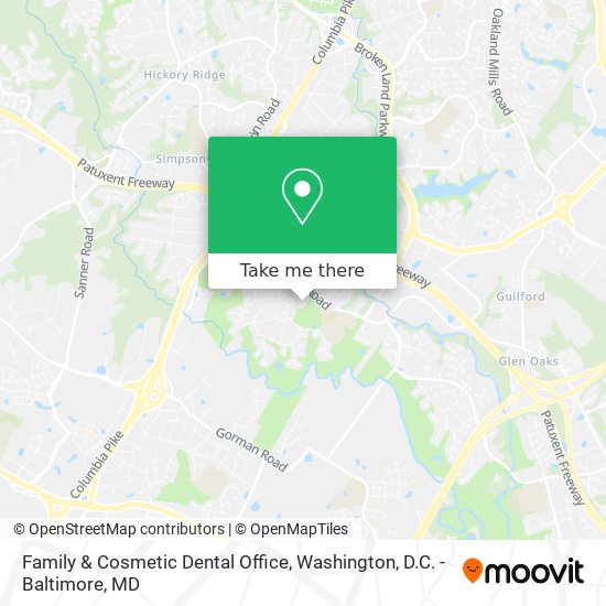 Family & Cosmetic Dental Office map