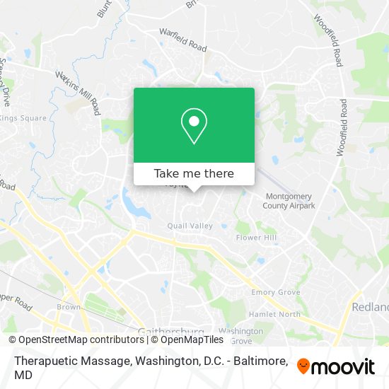 Therapuetic Massage map