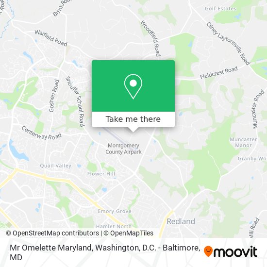 Mapa de Mr Omelette Maryland