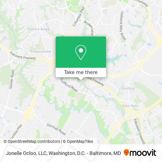 Jonelle Ocloo, LLC map