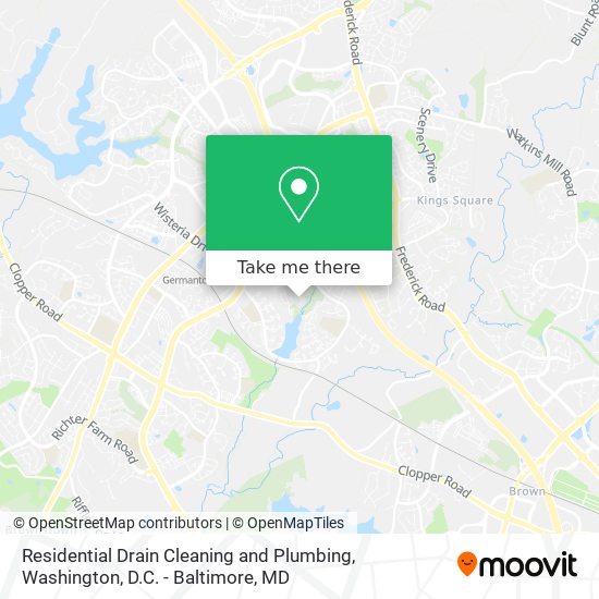 Residential Drain Cleaning and Plumbing map