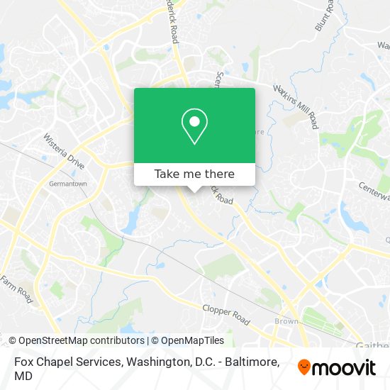 Fox Chapel Services map